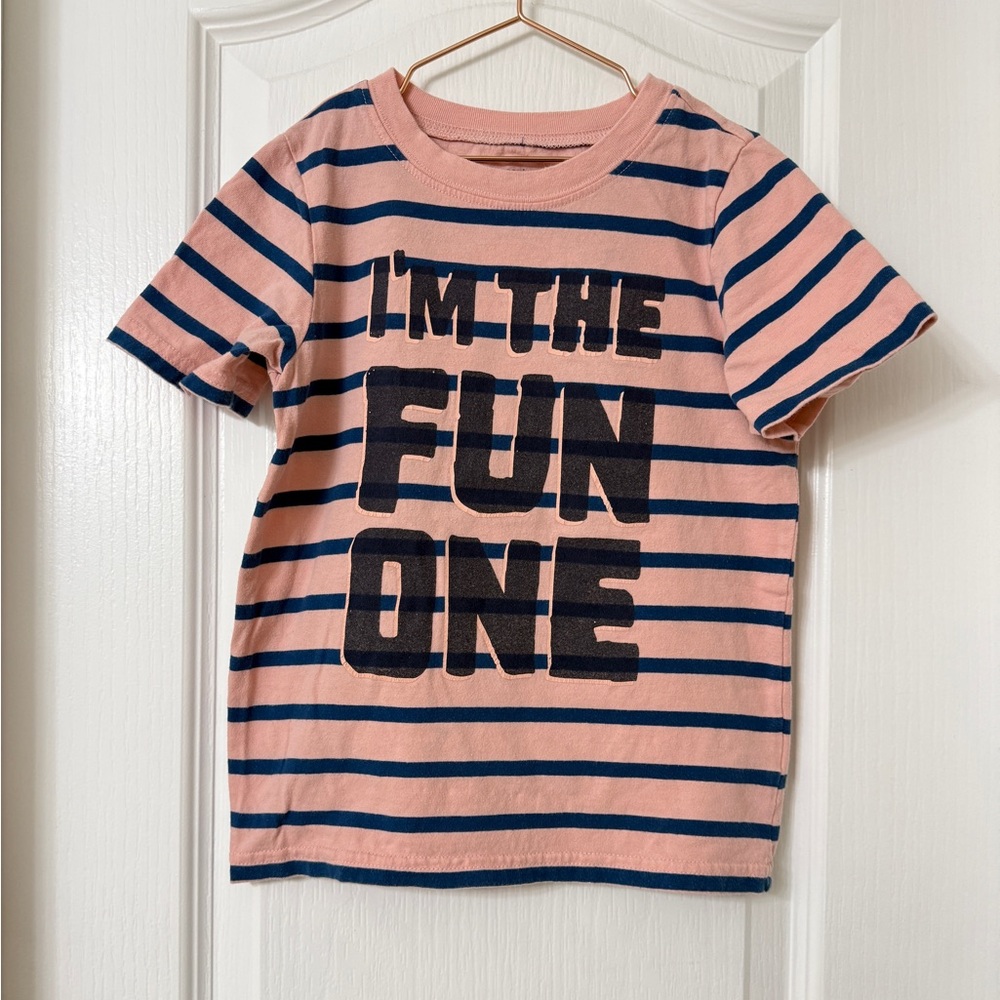 Carter's striped t-shirt I'M THE FUN ONE Size 6